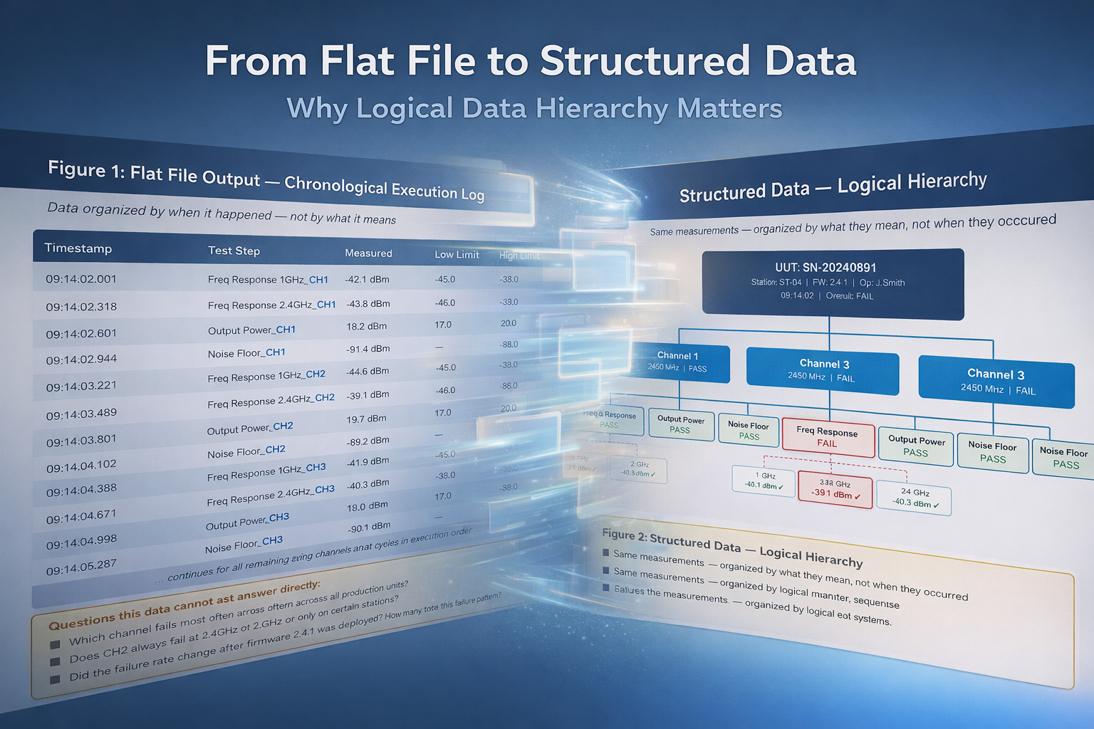 From Development Logging to Manufacturing Intelligence