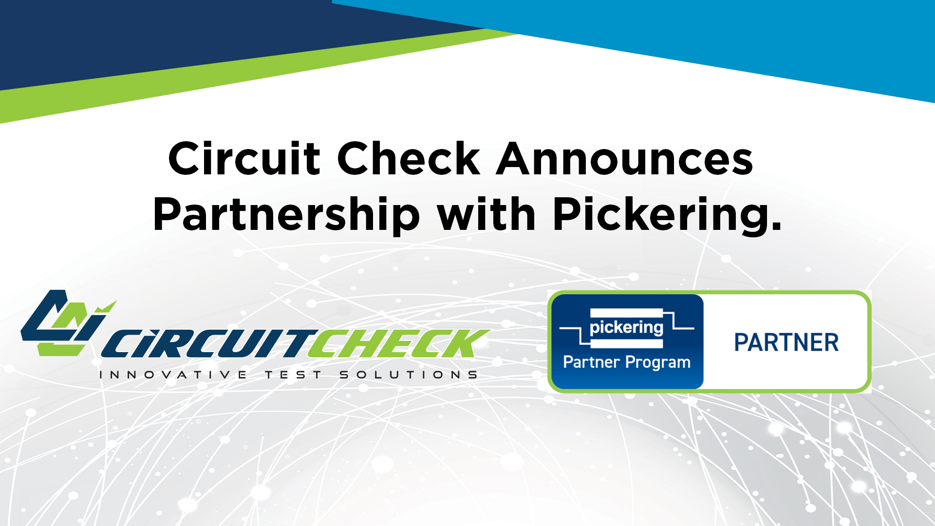 Circuit Check announces new partner, Pickering